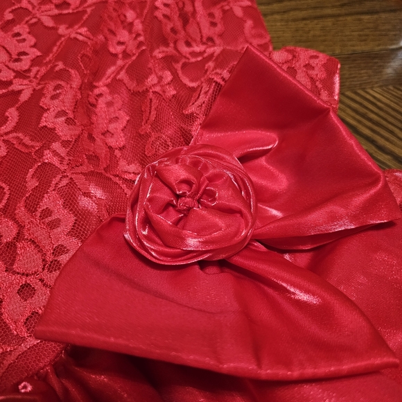 Lydia Deetz Vintage Red Costume Dress - Picture 7 of 9